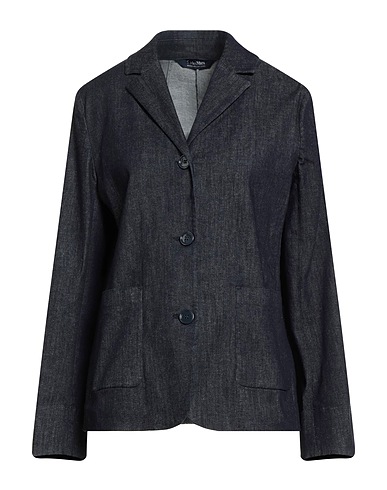 'S MAX MARA Blazer Blue 90% Cotton, 8% Elastomultiester, 2% Elastane