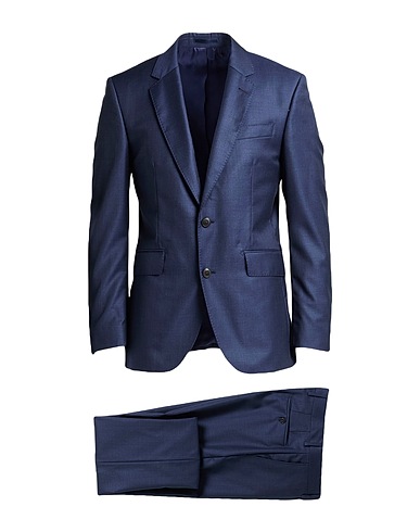 HACKETT Suits Navy 100% Wool
