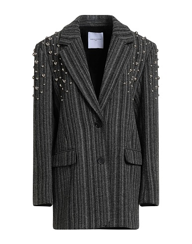 ISABELLE BLANCHE Paris Blazer Grey 50% Wool, 50% Polyester