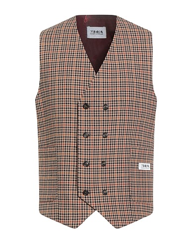 BERNA Waistcoat Camel 70% Cotton, 30% Polyester