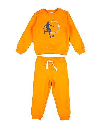 BIKKEMBERGS Tracksuit Orange 95% Cotton, 5% Elastane