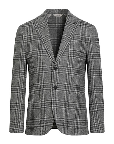 PAOLONI Пиджак Серый 83% Натуральная шерсть, 8% Шелк, 8% Лен, 1% Эластан