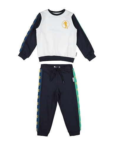 BIKKEMBERGS Tracksuit White 95% Cotton, 5% Elastane