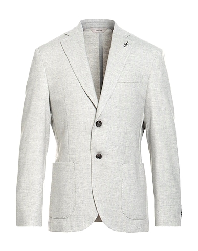PAOLONI Σακάκι Ανοιχτό γκρι 39% Μαλλί, 30% Βισκόζη, 30% Πολυεστέρας, 1% Ελαστάνη