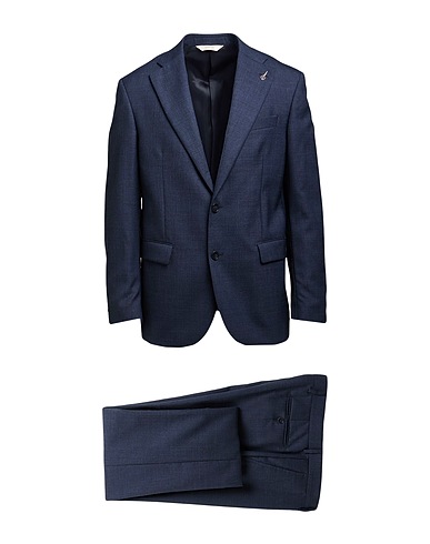 PAOLONI Suits Midnight blue 100% Wool