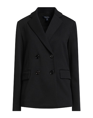'S MAX MARA Blazer Black 78% Cotton, 22% Polyester