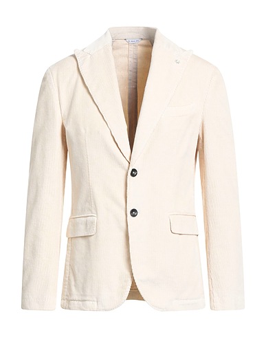 MANUEL RITZ Blazer Ivory 76% Cotton, 22% Lyocell, 2% Elastane