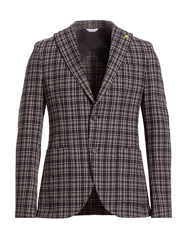 MANUEL RITZ Blazer Midnight blue 34% Cotton, 33% Wool, 15% Polyamide, 13% Polyester, 5% Other Fibres