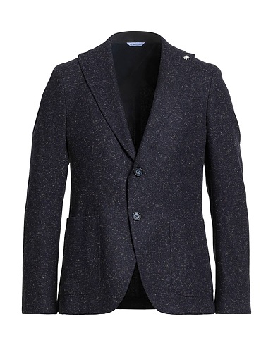 MANUEL RITZ Blazer Midnight blue 50% Wool, 30% Polyester, 20% Cotton