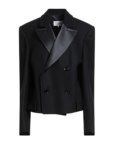 MM6 MAISON MARGIELA Giacca Nero 80% Lana, 20% Poliammide, Poliestere