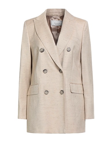 PESERICO Blazer Beige 91% Virgin Wool, 7% Silk, 2% Cashmere