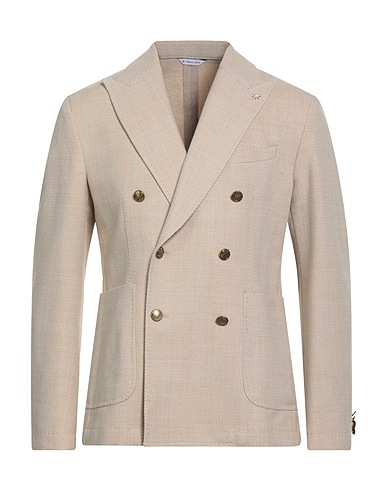 MANUEL RITZ Blazer Sand 55% Virgin Wool, 45% Cotton