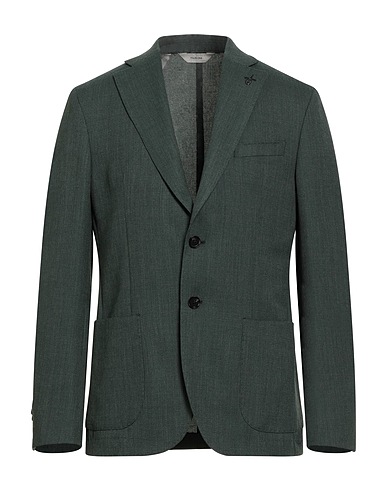 PAOLONI Blazer Green 100% Wool