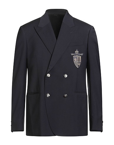 FENDI Blazer Midnight blue 100% Virgin Wool