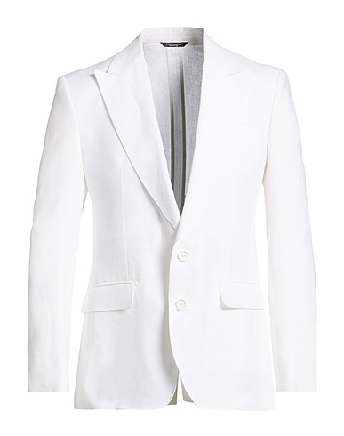 DOLCE&GABBANA Blazer Bianco 100% Lino