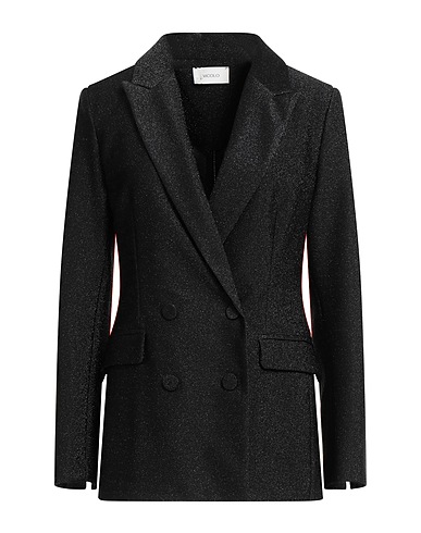 VICOLO Blazer Black 85% Polyester, 11% Polyamide, 4% Elastane