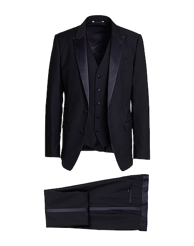 DOLCE&GABBANA Suits MARTINI Midnight blue 87% Virgin Wool, 10% Silk, 3% Polyester