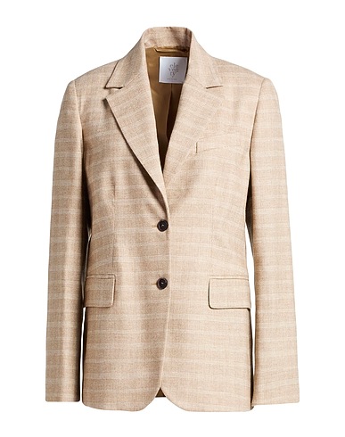 ELEVENTY Blazer Beige 91% Wool, 6% Cashmere, 1% Elastane, 1% Polyimide, 1% Polyester