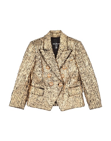 BALMAIN Blazer Gold 97% Cotton, 3% Elastane