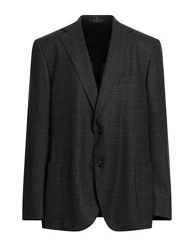 EDUARD DRESSLER Blazer Dark green 100% Virgin Wool