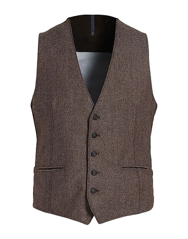 MONTEDORO Waistcoat 56% Virgin Wool, 44% Cotton