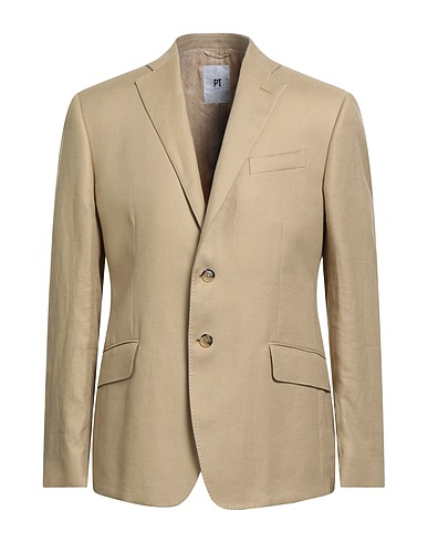 PT Torino Blazer Beige 65% Linen, 35% Cotton