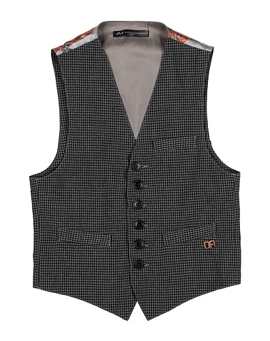 DANIELE ALESSANDRINI Suit vest Grey 52% PES, 25% Viscose, 23% Cotton
