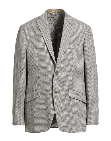 ETRO Blazer Grey 97% Wool, 3% Cashmere
