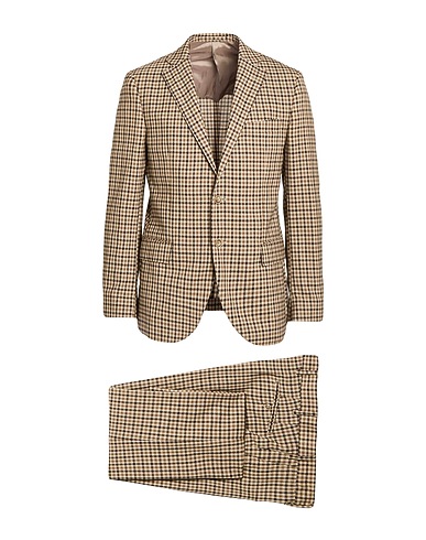 LUIGI BIANCHI Mantova Suits Beige 100% Virgin Wool