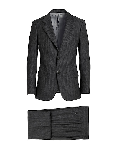 GIORGIO ARMANI Suits Charcoal 92% Virgin Wool, 5% Cashmere, 2% Polyamide, 1% Elastane
