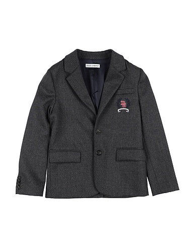 DOLCE&GABBANA Blazer Charcoal 98% Virgin Wool, 2% Elastane, Viscose