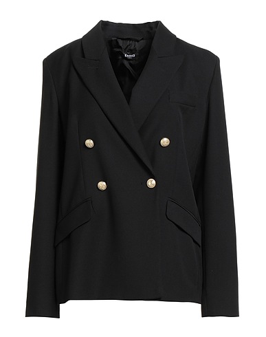 EMME by MARELLA Blazer Black 63% Polyester, 30% Viscose, 7% Elastane