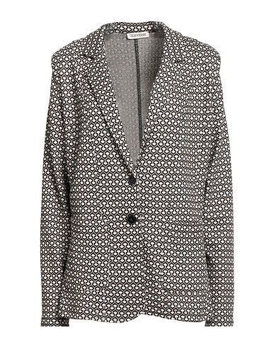 CLUB VOLTAIRE Blazer Black 70% Viscose, 27% Polyester, 3% Elastane