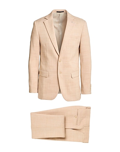 SCOTCH & SODA Suits Beige 65% Polyester, 32% Rayon, 3% Elastane