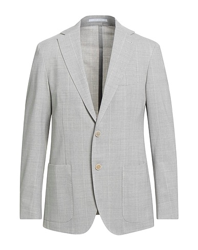 ELEVENTY Blazer Light grey 96% Wool, 4% Elastane