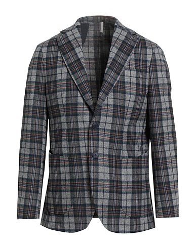 TWENTY-ONE by ANTONIO CARNEVALE Blazer GRIGIO 60% Wool, 20% Polyester, 20% Cotton