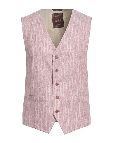 EXIGO Waistcoat Pink 56% Linen, 28% Polyester, 16% Viscose