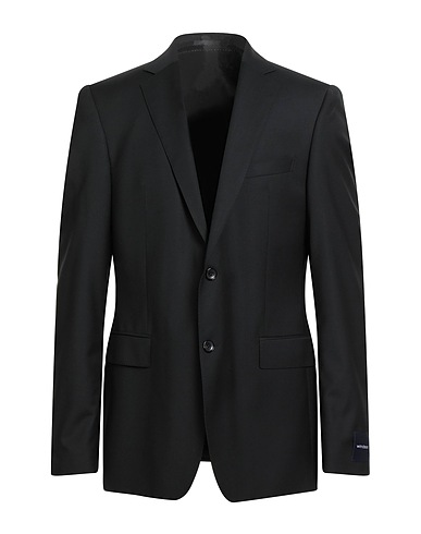WINDSOR. Blazer Nero 100% Lana Vergine
