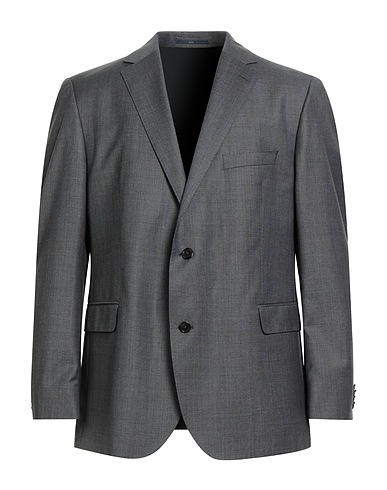 EDUARD DRESSLER Blazer Grey 100% Virgin Wool