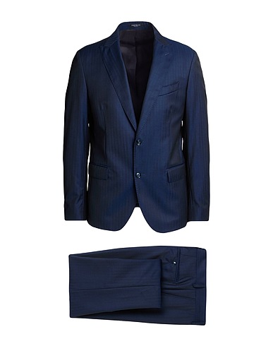 BRERAS Milano Suits Navy 100% Virgin Wool