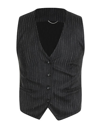 PT Torino Suit vest Black 100% Virgin Wool