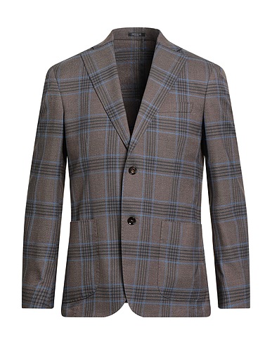 BRERAS Milano Blazer Khaki 84% Polyester, 14% Viscose, 2% Elastane