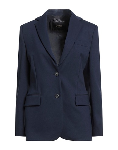 SEVENTY VENEZIA Blazer Navy blue 65% Viscose, 30% Polyamide, 5% Elastane