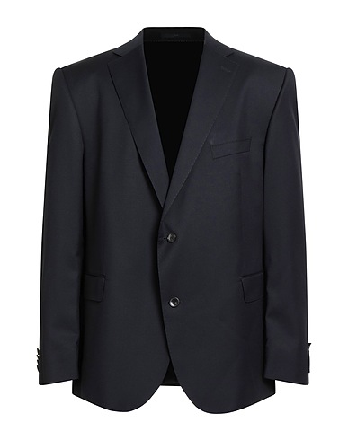 EDUARD DRESSLER Blazer Midnight blue 100% Virgin Wool