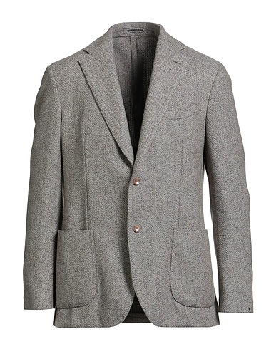 LARDINI Blazer Grey 48% Wool, 39% Polyester, 13% Cotton