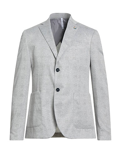 ALESSANDRO GILLES Blazer GRIGIO CHIARO 66% Viscose, 32% Polyester, 2% Elastane