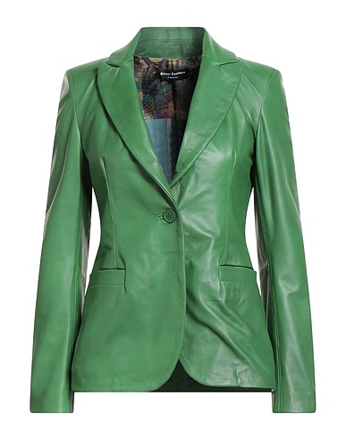STREET LEATHERS Jackett Grün Leder