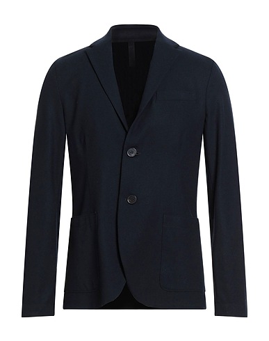 HARRIS WHARF LONDON Blazer Navy blue 96% Cashmere, 4% Elastane