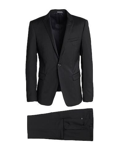 EMPORIO ARMANI Suits DAVID LINE Black 100% Virgin Wool
