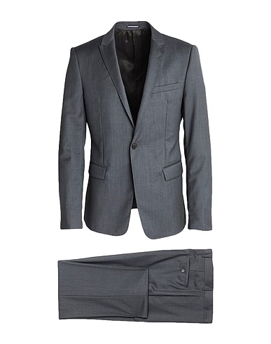 EMPORIO ARMANI Suits Midnight blue 98% Wool, 2% Elastane